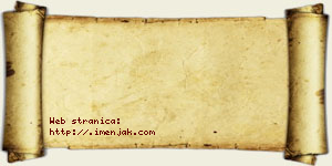 Miljana Pejaković vizit kartica